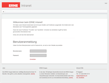 Tablet Screenshot of intranet.erne.ch